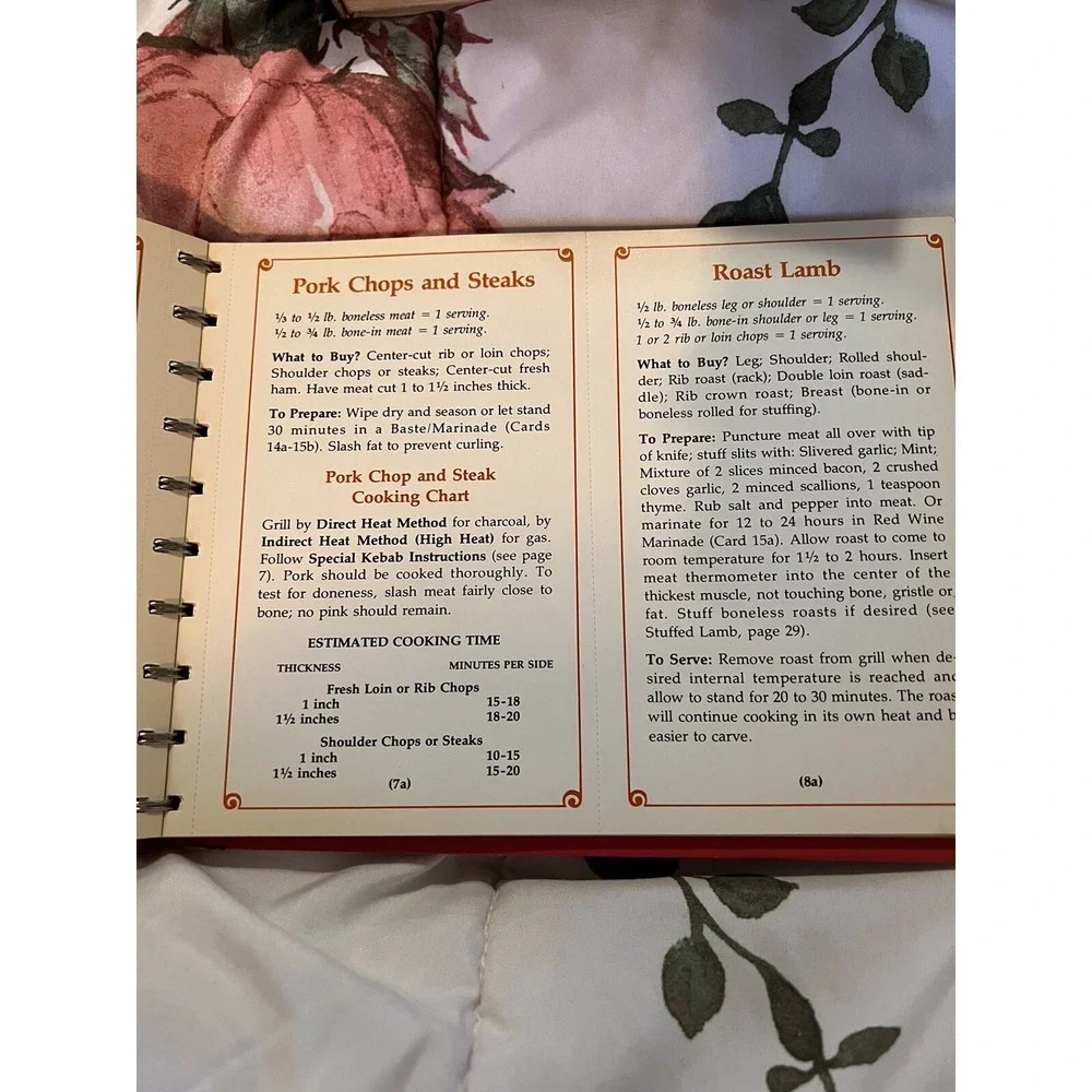 Elegant Fare from the Weber Kettle by Jane Wood Grill Cookbook Recipe Cards 1978